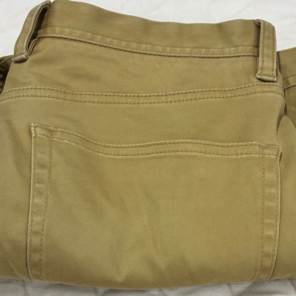 Saks Fifth Avenue Mens 36x32 Tan Beige Cotton Blend Dress Pants Casual Workwear